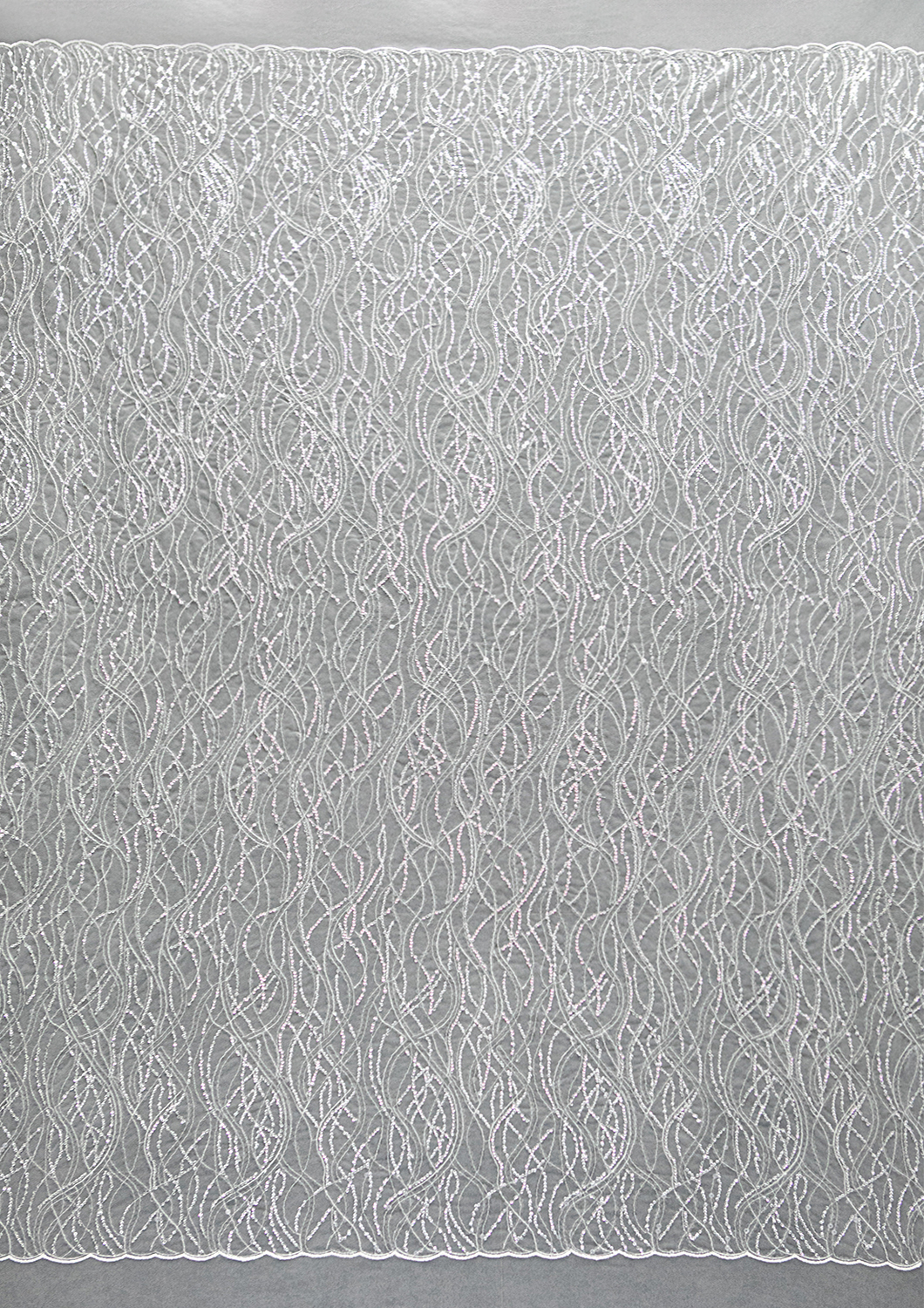 WD11-428S LQ1300 CUP 3мм, Сrystal Silver, tulle offwhite